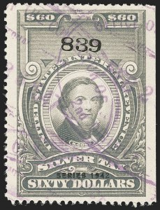 Sale 1140, Lot 1400, Revenues, Silver Tax