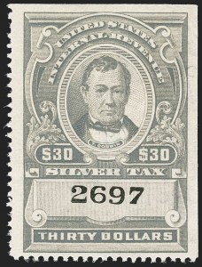 Sale 1140, Lot 1404, Revenues, Silver Tax
