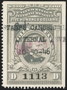 Sale 1140, Lot 1408, Revenues, Silver Tax