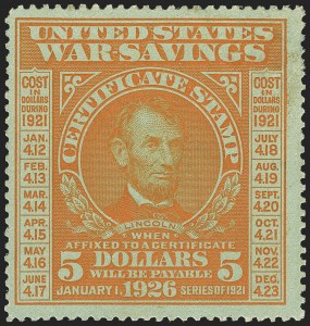 Sale 1140, Lot 1475, Savings Stamps, Seals, other Back-of-Book