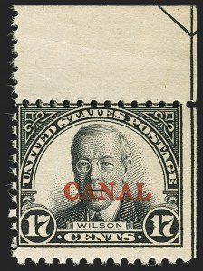 Sale 1140, Lot 1492, U.S. Possessions, Canal Zone