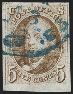 Sale 1140, Lot 288, 1847 Issue (Scott 1-2)