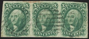 Sale 1140, Lot 334, 1851-56 Issue (Scott 5-17)