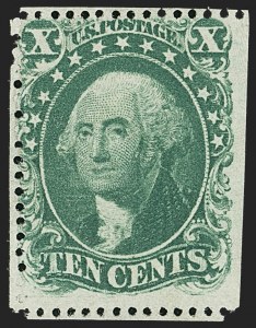 Sale 1140, Lot 382, 5c-90c 1857-60 Issue (Scott 27-39)