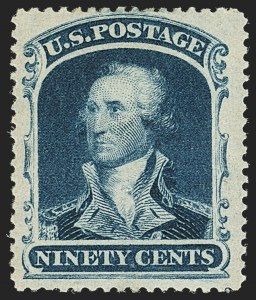 Sale 1140, Lot 388, 5c-90c 1857-60 Issue (Scott 27-39)
