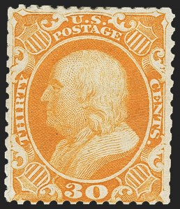 Sale 1140, Lot 408, 1875 Reprint of 1857-60 Issue (Scott 40-47)