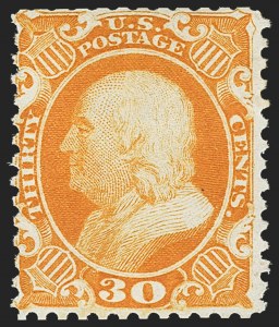 Sale 1140, Lot 409, 1875 Reprint of 1857-60 Issue (Scott 40-47)