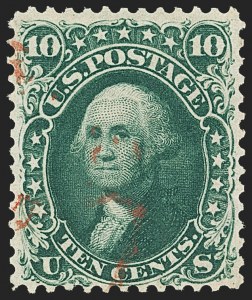 Sale 1140, Lot 412, 1861-66 Issue (Scott 62B-78)