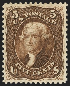 Sale 1140, Lot 430, 1861-66 Issue (Scott 62B-78)
