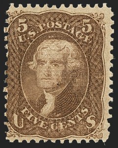 Sale 1140, Lot 452, 1867-68 Grilled Issue (Scott 79-101)