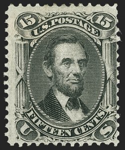 Sale 1140, Lot 456, 1867-68 Grilled Issue (Scott 79-101)