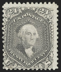 Sale 1140, Lot 457, 1867-68 Grilled Issue (Scott 79-101)