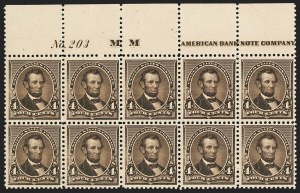 Sale 1140, Lot 583, 1890-93 Issue (Scott 219-229)