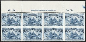 Sale 1140, Lot 592, 1c-50c 1893 Columbian Issue (Scott 230-240)