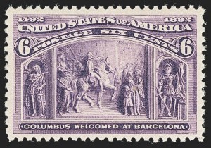 Sale 1140, Lot 606, 1c-50c 1893 Columbian Issue (Scott 230-240)