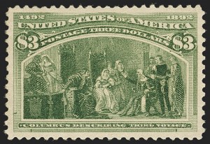 Sale 1140, Lot 621, $1.00-$5.00 1893 Columbian Issue (Scott 241-245)