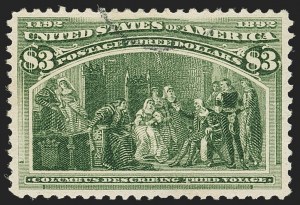 Sale 1140, Lot 623, $1.00-$5.00 1893 Columbian Issue (Scott 241-245)