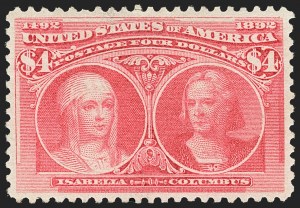 Sale 1140, Lot 631, $1.00-$5.00 1893 Columbian Issue (Scott 241-245)