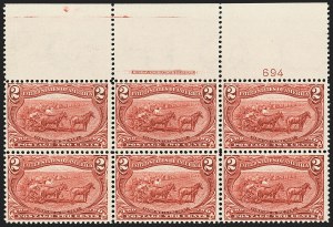 Sale 1140, Lot 684, 1c-50c 1898 Trans-Mississippi Issue (Scott 285-291)