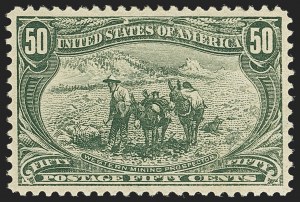 Sale 1140, Lot 695, 1c-50c 1898 Trans-Mississippi Issue (Scott 285-291)