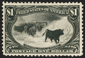 Sale 1140, Lot 703, $1.00-$2.00 1898 Trans-Mississippi Issue (Scott 292-293)