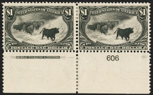Sale 1140, Lot 704, $1.00-$2.00 1898 Trans-Mississippi Issue (Scott 292-293)