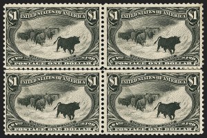 Sale 1140, Lot 706, $1.00-$2.00 1898 Trans-Mississippi Issue (Scott 292-293)