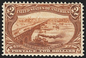 Sale 1140, Lot 713, $1.00-$2.00 1898 Trans-Mississippi Issue (Scott 292-293)