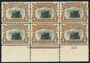 Sale 1140, Lot 722, 1901 Pan-American Issue (Scott 294-299)
