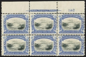 Sale 1140, Lot 726, 1901 Pan-American Issue (Scott 294-299)