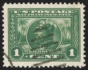 Sale 1140, Lot 832, 1913-15 Panama-Pacific Issue (Scott 397-404)