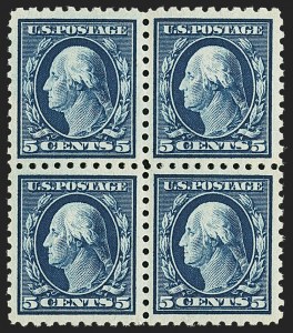 Sale 1140, Lot 853, 1912-15 Washington-Franklin Issue (Scott 405-461)