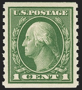 Sale 1140, Lot 863, 1912-15 Washington-Franklin Issue (Scott 405-461)