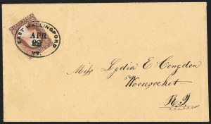 Sale 1144, Lot 106, 3c 1851-56 Issue, Dull Red & Shades (Scott 11-11A)