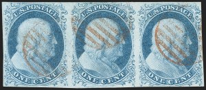 Sale 1144, Lot 11, 1c 1851-56 Issue, Types Ia-II (Scott 5A-7)