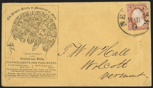 Sale 1144, Lot 111, 3c 1851-56 Issue, Dull Red & Shades (Scott 11-11A)