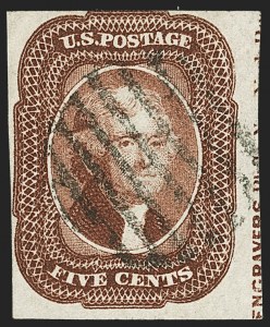 Sale 1144, Lot 112, 5c 1856 Issue (Scott 12)