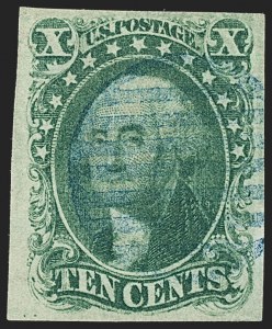 Sale 1144, Lot 117, 10c 1855 Issue (Scott 13-16)