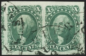 Sale 1144, Lot 121, 10c 1855 Issue (Scott 13-16)