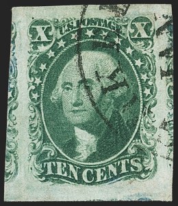 Sale 1144, Lot 124, 10c 1855 Issue (Scott 13-16)