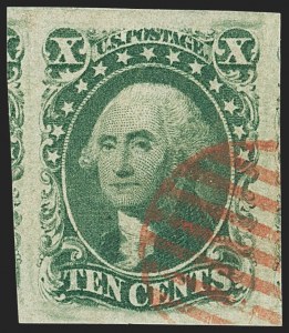 Sale 1144, Lot 125, 10c 1855 Issue (Scott 13-16)