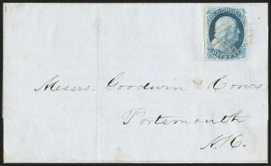 Sale 1144, Lot 13, 1c 1851-56 Issue, Types Ia-II (Scott 5A-7)