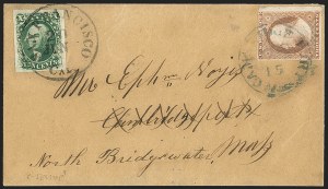 Sale 1144, Lot 131, 10c 1855 Issue (Scott 13-16)