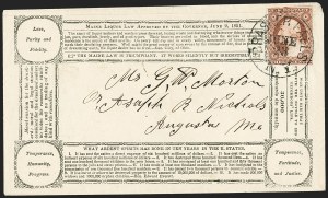 Sale 1144, Lot 143, 1851-56 Postal History: Propaganda & Campaign Covers