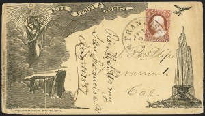 Sale 1144, Lot 154, 1851-56 Postal History: Indian Territory & Western Covers