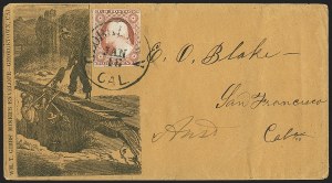 Sale 1144, Lot 155, 1851-56 Postal History: Indian Territory & Western Covers