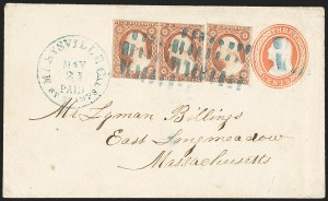 Sale 1144, Lot 160, 1851-56 Postal History: Indian Territory & Western Covers
