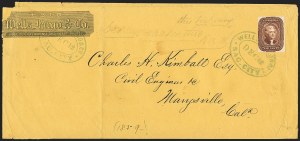 Sale 1144, Lot 168, 1851-56 Postal History: Indian Territory & Western Covers