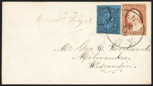 Sale 1144, Lot 178, 1851-56 Postal History: Carriers & Locals