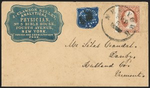 Sale 1144, Lot 185, 1851-56 Postal History: Carriers & Locals